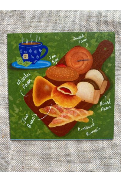 Sticker Fridge Magnet - Sri Lankan Teatime